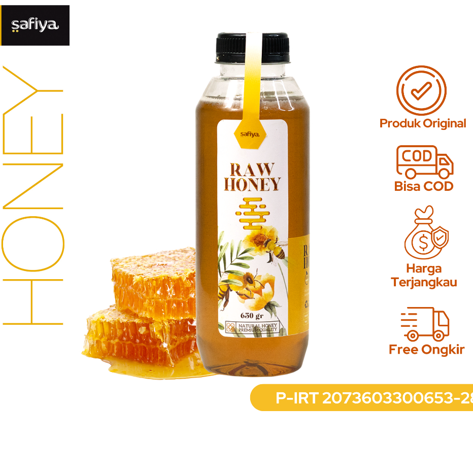 

★★★★★ Madu Murni 650 gr Raw Honey Madu Asli Authentic Safiya Food