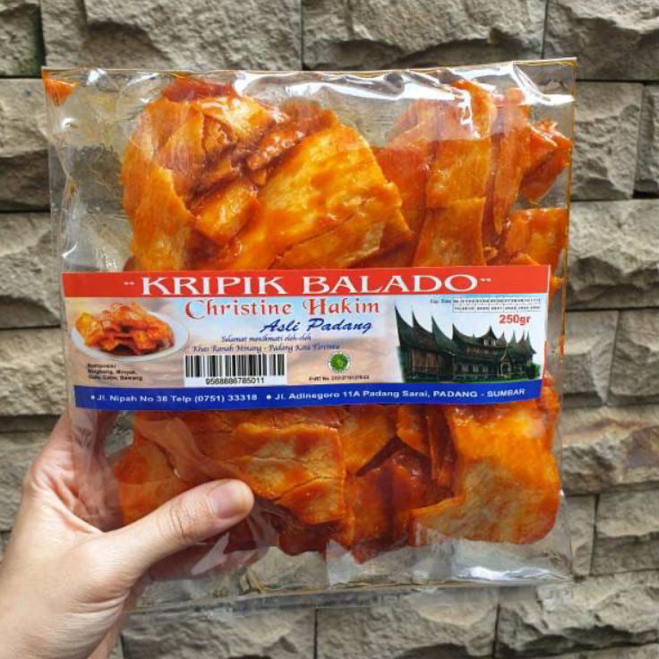 

Best Keripik Balado Sanjay Christine Hakim Oleh Oleh Khas Padang 250gr Harga Murah