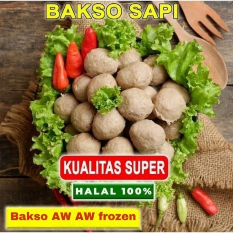 bakso daging sapi isi 15 butir / bakso daging sapi murah / bakso daging sapi per 15 butir / bakso daging sapi