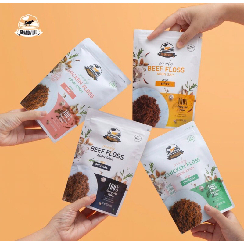 

Grandville Abon Original / abon anak No MSG halal mpasi Penambah Nafsu Makan Penambah Berat Badan BB Booster MPASI Bayi Anti GTM