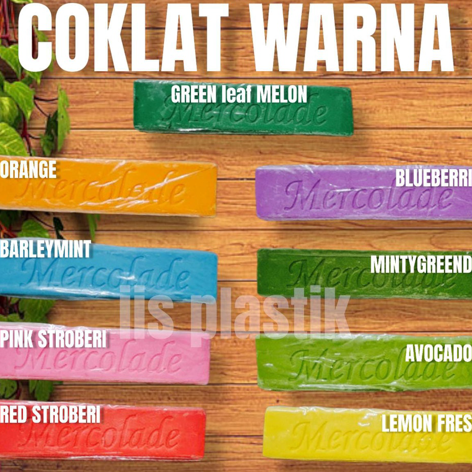 

Stock Banyak COKLAT BLOK WARNA-WARNI#coklat mercolade warna murah#coklatbatangrainbow
