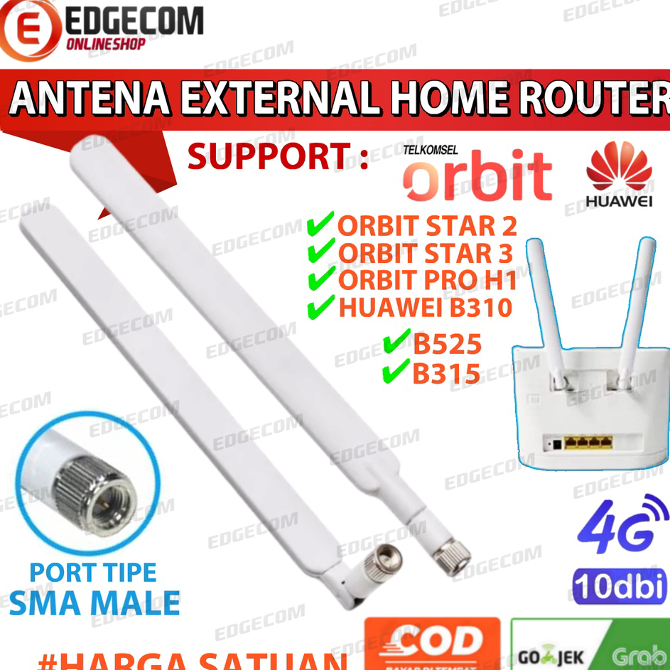TERMURAH,, Antena Modem Home Router Huawei B310 B311 B315 Orbit ⋆kph⋆