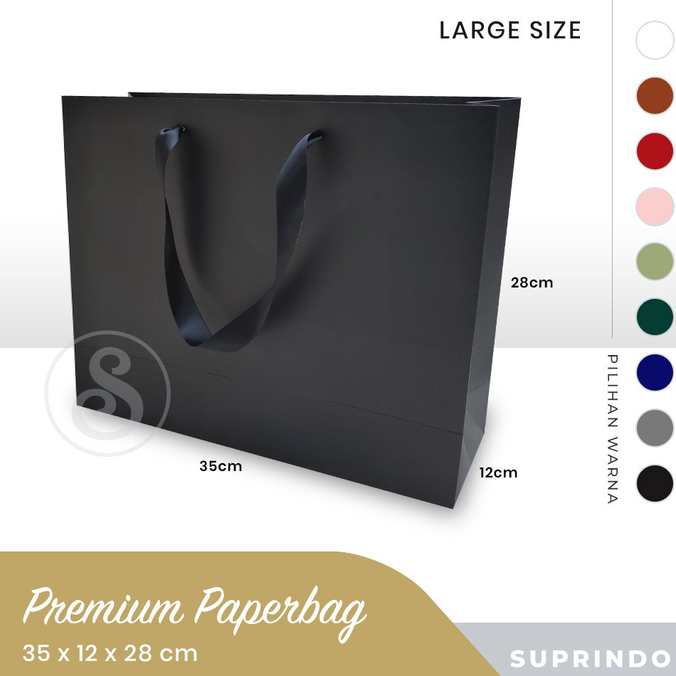 

Star 3.3 Premium Paper Bag BESAR/Kantong kado uk. P35 x L12 x T28 cm