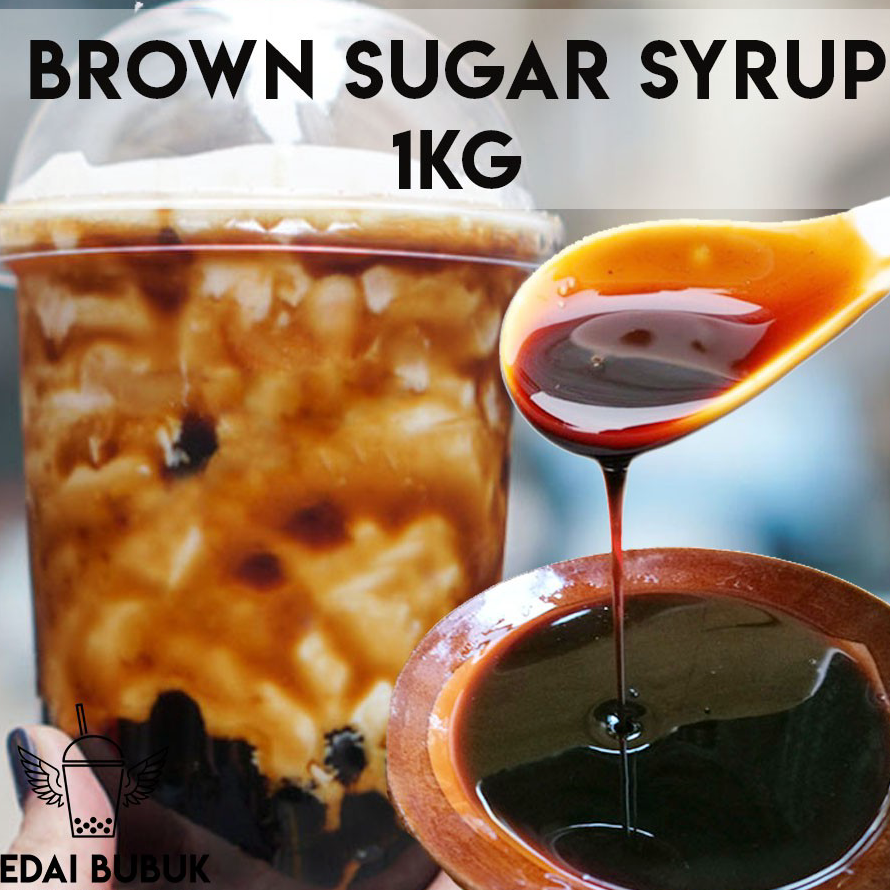 

Sale Brown Sugar Syrup 1kg Gula Brown Sugar Cair 1kg