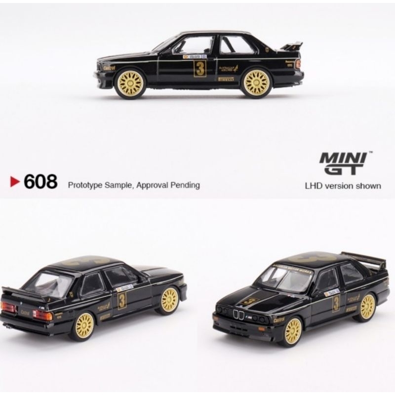 Mini GT 608 - Mini GT 1/64 BMW M3 #3 JPS Team BMW'87 ATCC Championship
