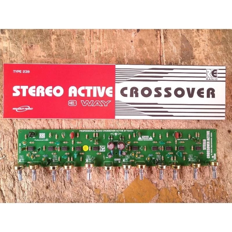 Kit Crossover Aktif 3 Way