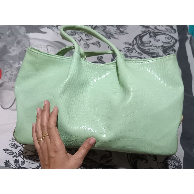 top handle bag Croco