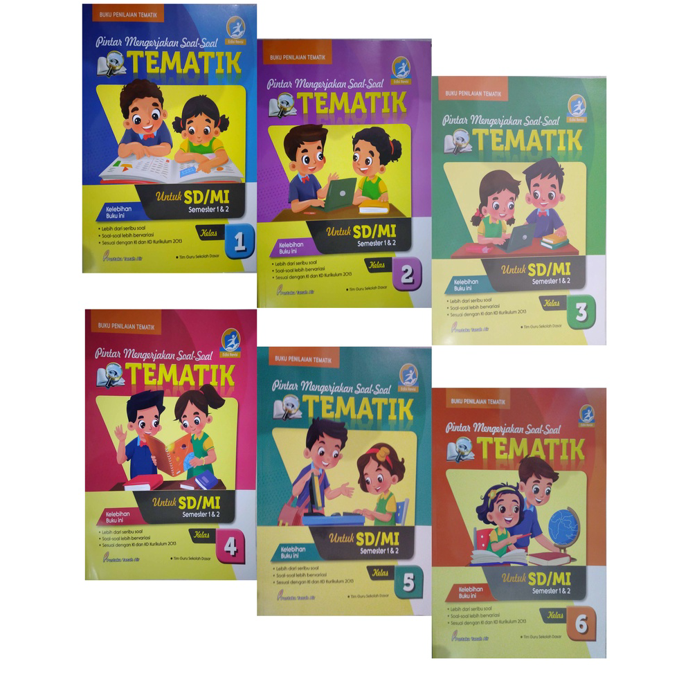 

Ready Soal - Soal Tematik Pintar Mengerjakan Soal-soal Tematik SD/MI Kelas. 1 - 6 86