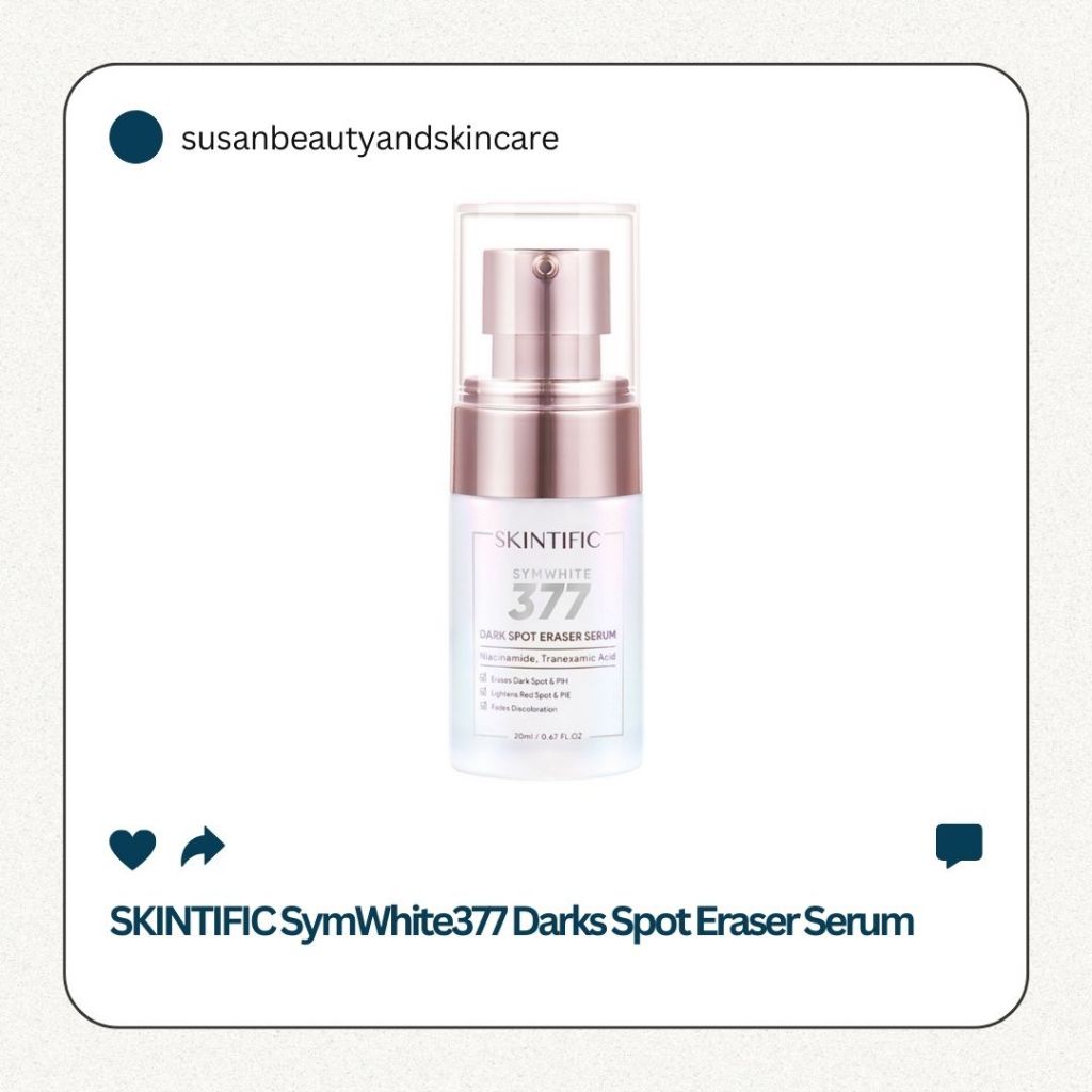 SKINTIFIC SYMWHITE377 DARK SPOT SERUM UNTUK FLEK HITAM DAN BEKAS JERAWAT