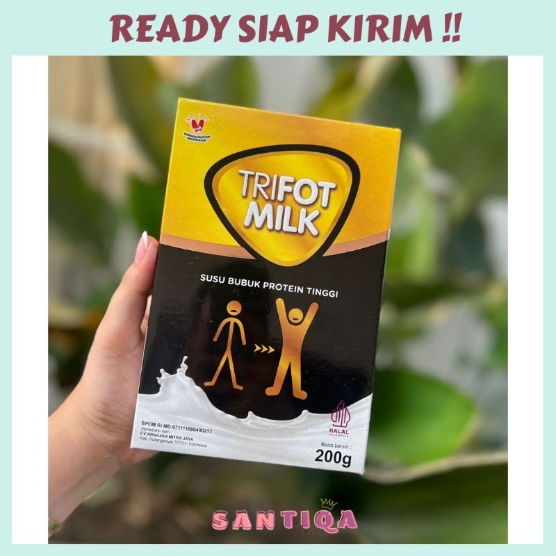 

Trifot Milk Penambah Berat Badan Rasa Vanilla Susu Protein 200gr