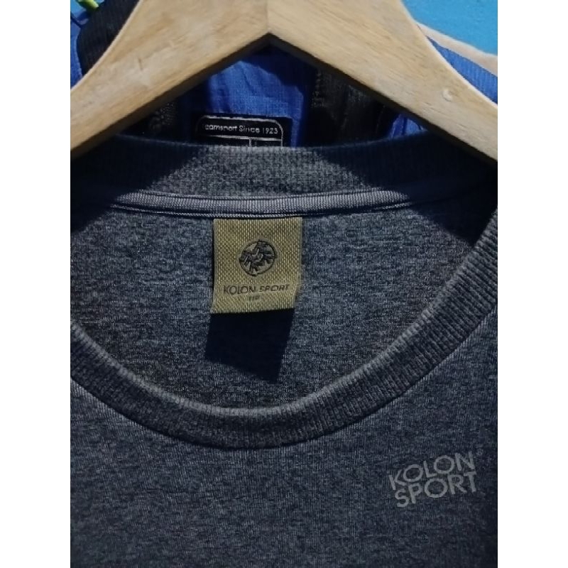 cn crewneck kolon sport abu gelap nego