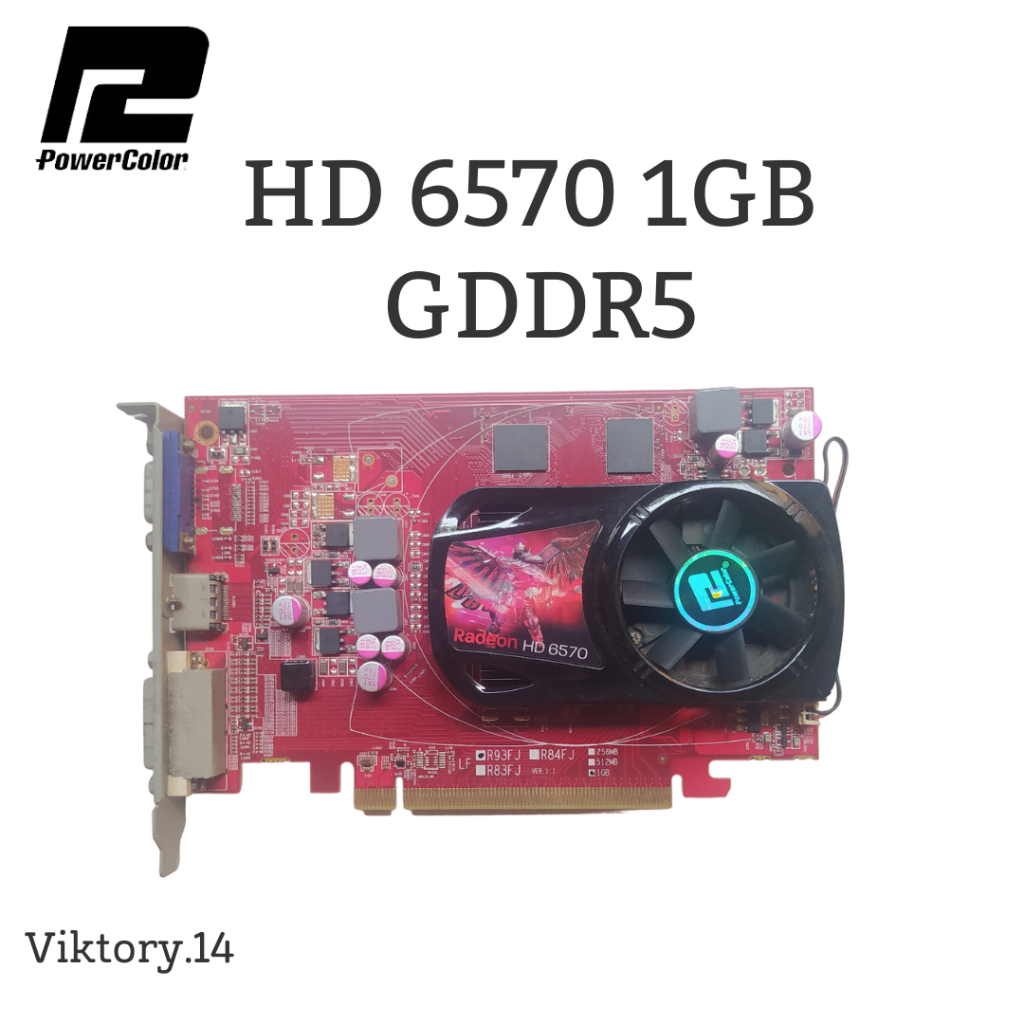 vga Powercolor amd hd 6570 1gb 128bit ddr5