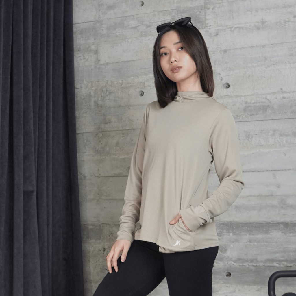 DONSON Hoodie Wanita Long Sleeve Bahan Extra Fine Polyester Olahraga Kasual