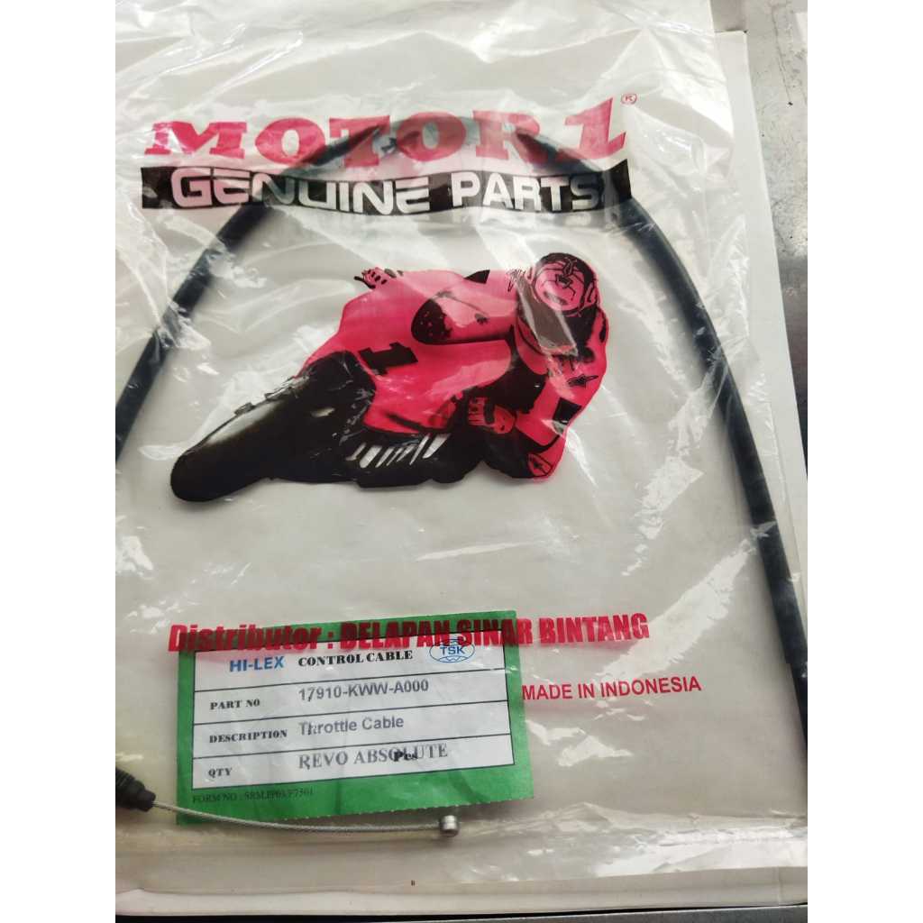 Kabel Gas HONDA REVO ABSOLUTE Kualitas Original MOTOR 1