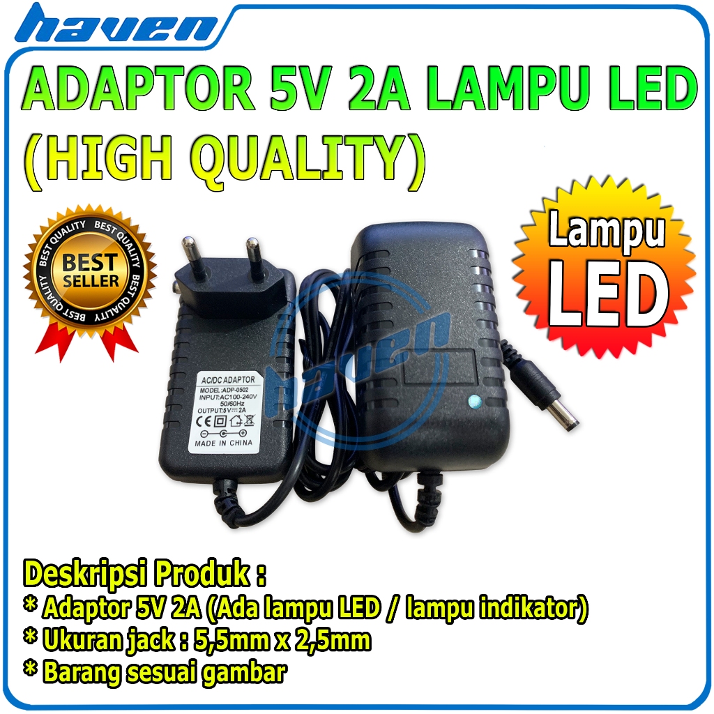 Adaptor 5v 2a Adapter Power Supply 5v 2a Adaptor DC 5V 2a