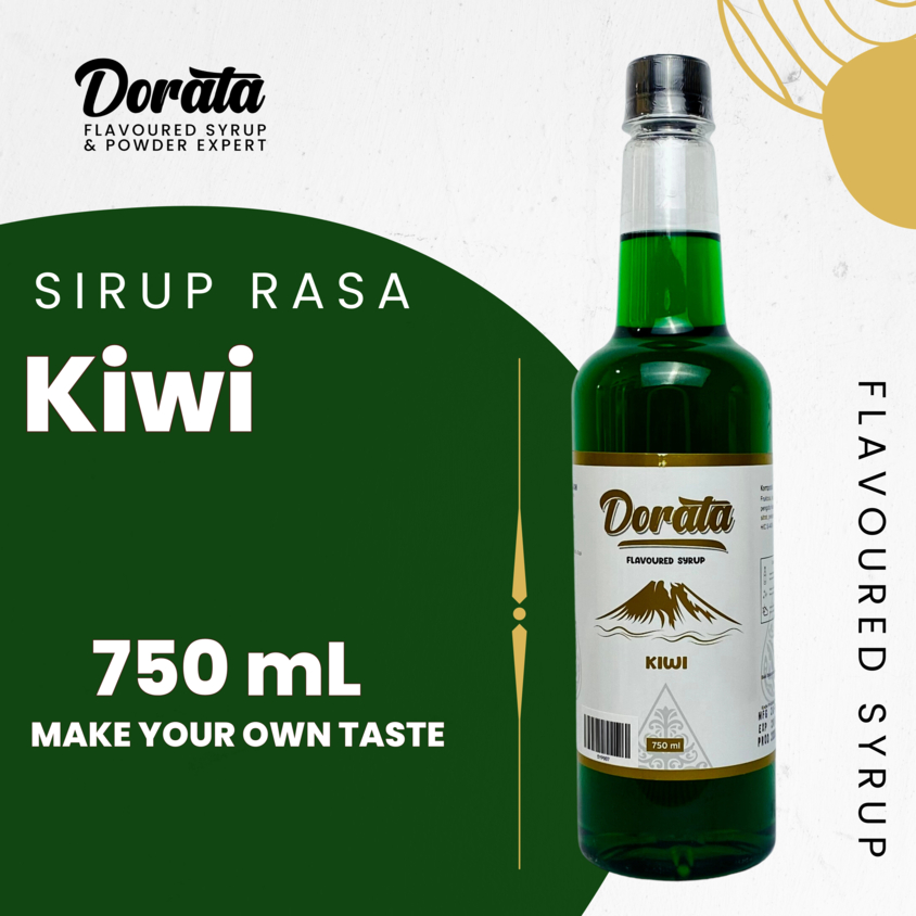 

Syrup Kiwi Dorata 750 ml - Sirup Dorata Rasa Kiwi Premium