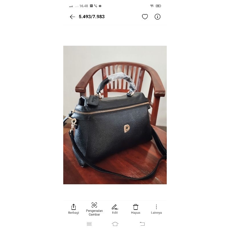 Tas Papillon K3413 Hitam