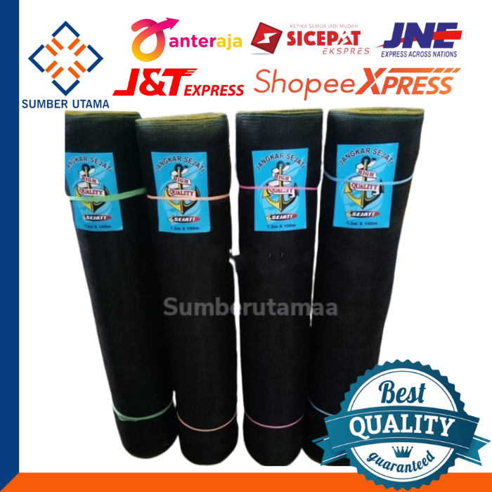 [BACA DESKRIPSI] WARING HITAM / JARING WARING METERAN HIGH QUALITY WARING PAGAR 100M ROLL