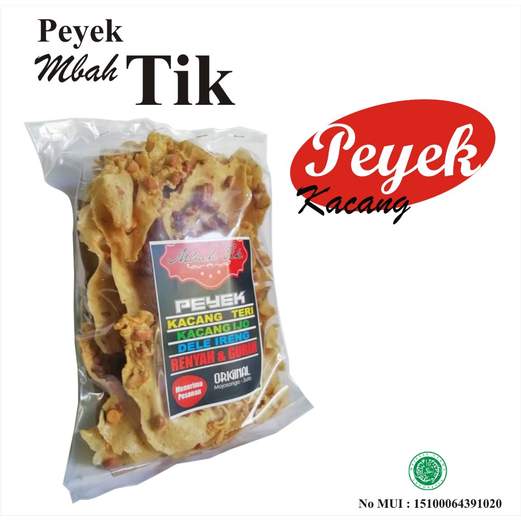 

Peyek Kacang Renyah Khas Indonesia