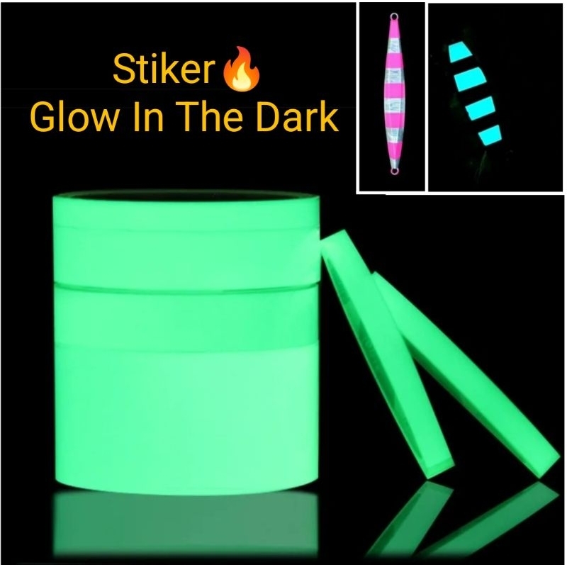 

10 METER STIKER FOSFOR UNTUK METAL JIG / Stiker Glow In The Dark Luminous Adhesive / STICKER / STIKER / GLOW IN THE DARK / FOSFOR / NYALA TEMPAT GELAP / STIKER FOSFOR / GLOW TAPE 15MM / Stiker Fosfor / Luminous MENYALA MALAM HARI