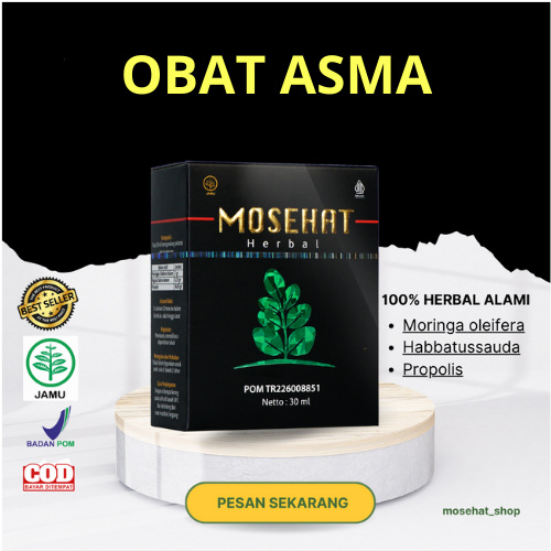 Obat ASMA Herbal Mosehat Alami 100% Original
