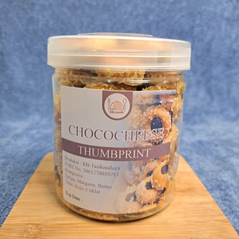 

NOB Kue Choco Cheese Thumbprint by Bibasnacks (Gratis 1 pouch sagu / semprit )