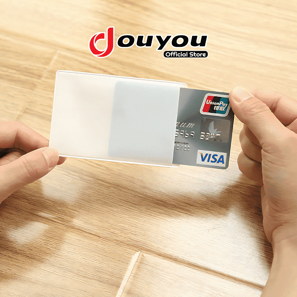

Plastik Pelindung Kartu KTP ATM SIM Cover Card Bening Transparan Tahan Air HM050