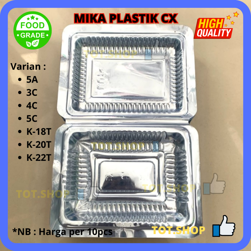 [10-PCS] MIKA CX / MIKA BULAT / MIKA LUX / MIKA MMP / MIKA TAHU / Mika Plastik Mika Bening / Mika Un