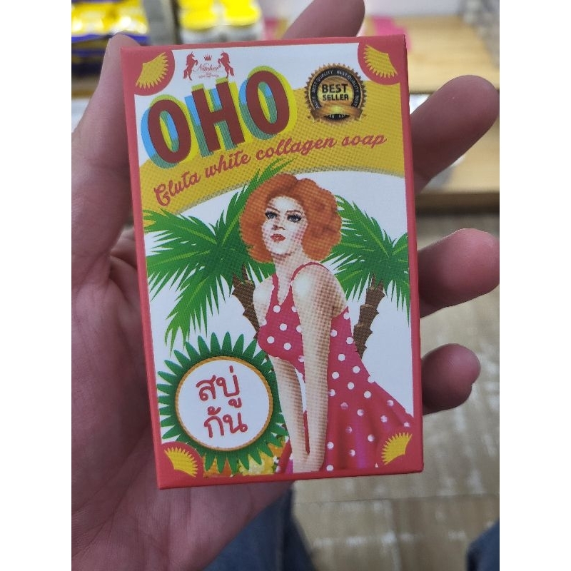 OHO GLUTA WHITE COLLAGEN SOAP ORIGINAL 100% Sabun Kolagen