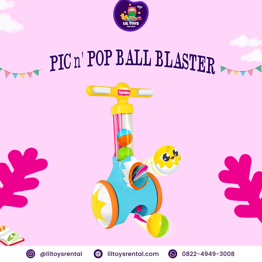 SEWA Mainan Pic and Pop Dorong Bayi ORI (TOMY Toomies Pic & Pop )