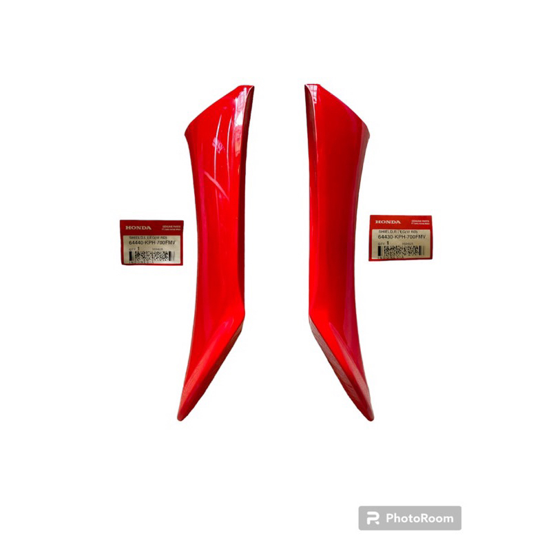 SHIELD R/L LEG SAYAP LUAR HONDA SUPRA X 125 OLD LAMA ORIGINAL ASLI AHM
