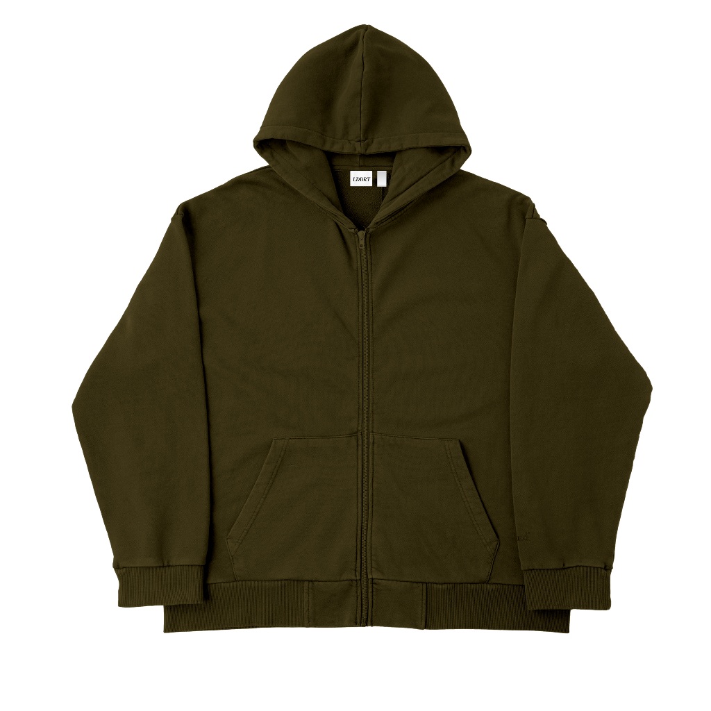 Lodybert Zipper Hoodie Army