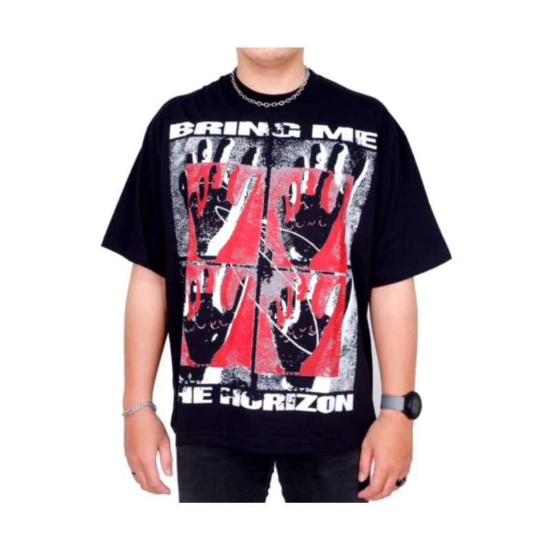 BRING ME THE HORIZON LOST T SHIRT KAOS BRING ME THE HORIZON LOST KAOS BMTH OVERSIZE BAND BOOTLEG