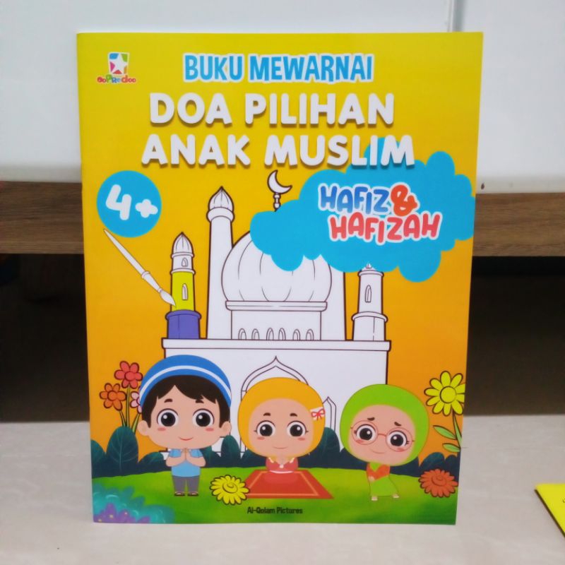 Buku Mewarnai Doa Pilihan Anak Muslim Hafiz & Hafizah