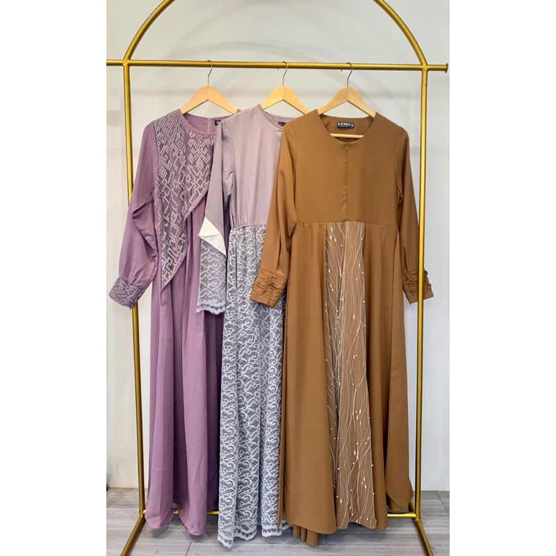 gamis brukat dienna yasmeera ramadhani