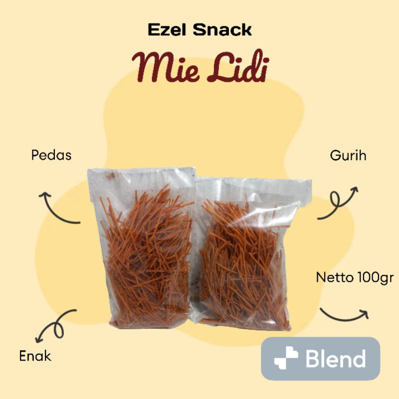 

Mie Lidi Pedas Asin