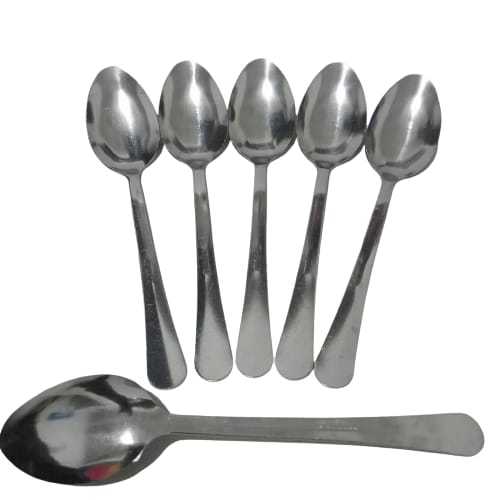 1 LUSIN SENDOK MAKAN STAINLESS POLOS TEBAL DAN AWET