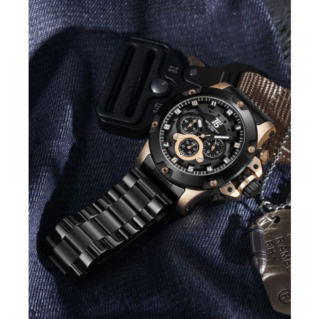 PROMO T5 H 3760 jam tangan pria original T5 H 3760 sporty crono aktif / T5 H 3702