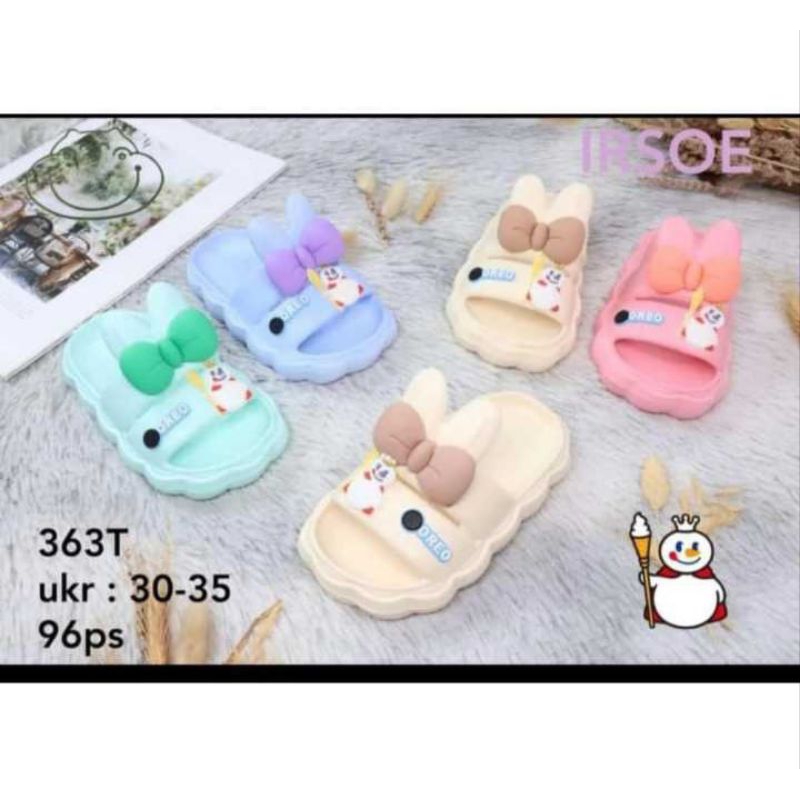 SANDAL ANAK MODEL SLOP GAMBAR MIXUE LUCU DAN KEKINIAN IRSOE