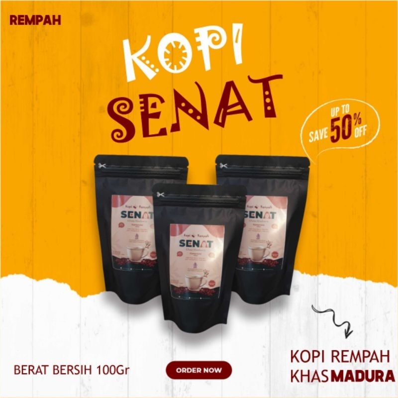 

Kopi bubuk rempah SENAT 100% Original khas Madura - 100gram