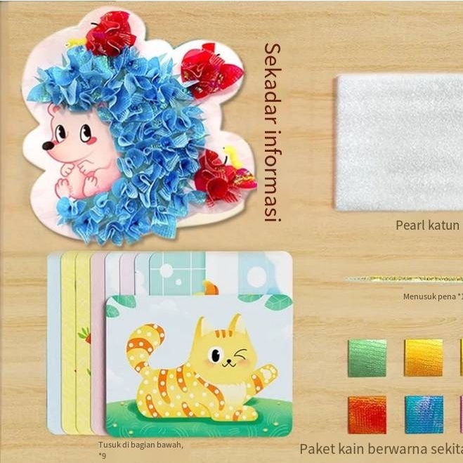 

Lukisan Buatan Tangan DIY/Poke/Mainan Pendidikan Anak-anak/Lukisan Pasta Tiga Dimensi Buatan Tangan