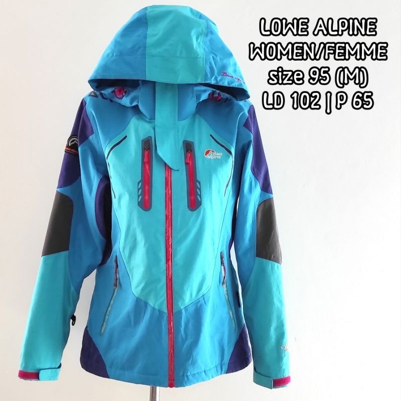 Jaket outdoor jaket gunung waterproof Lowe Alpine size 95 (M), preloved