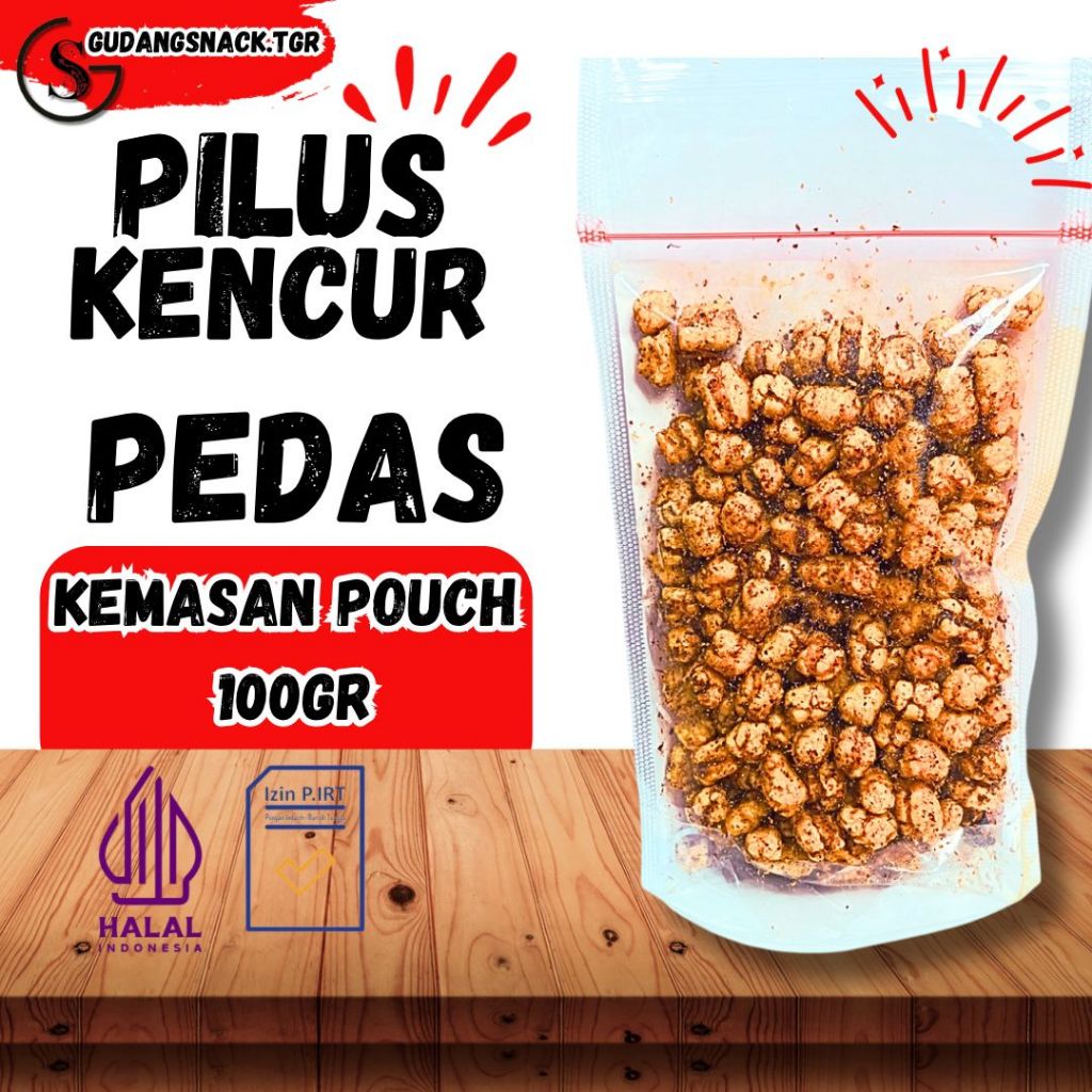

PILUS KENCUR PEDAS DAUN JERUK 100GR FOOD SNACK