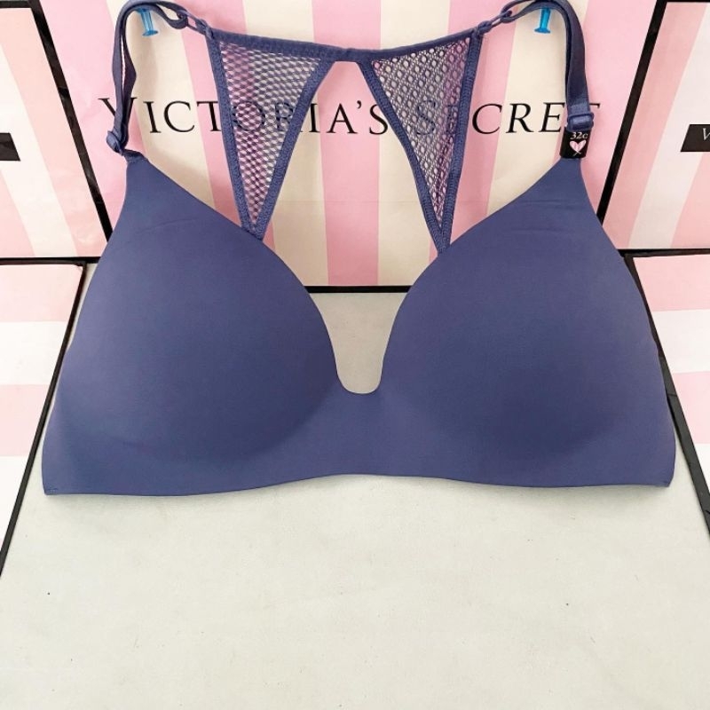 Victoria Secret Tshirt Lightly Lined Wireless Bra Tanpa Kawat 32C 11125179
