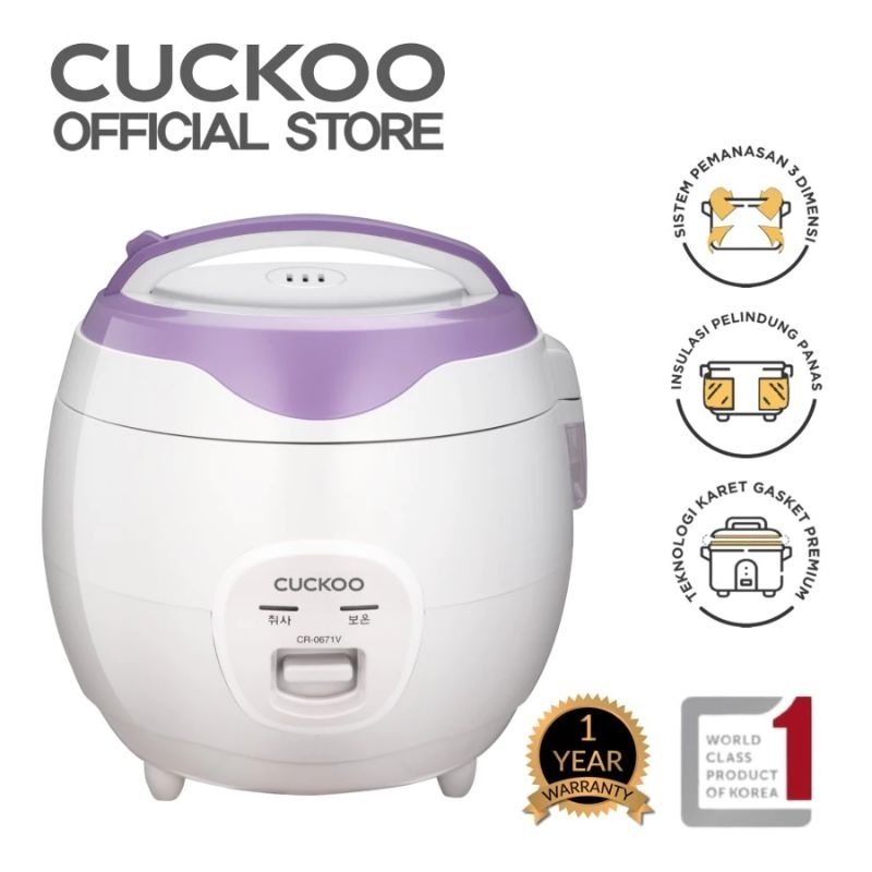 CUCKOO Magic Com 1,08 Liter CR-0671V | CUCKOO CR 0671V Rice Cooker Mechanical