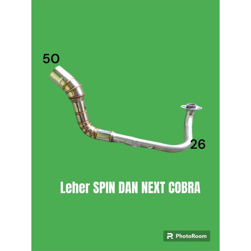 leher knalpot racing khusus untuk motor Nex.spin old.spin 125 inlet 50