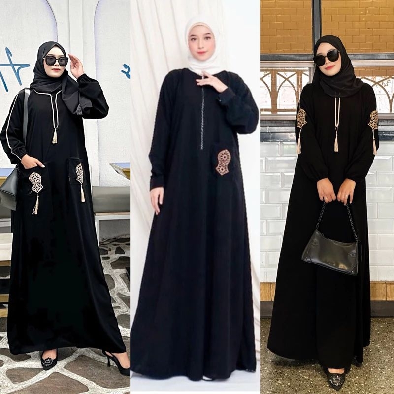 AnH Collection - Gamis Abaya AnH Collection Terompa Tasle Busui Terompah Tasle