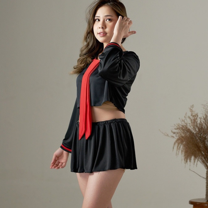 Moon Alice Cosplay Sexy lingerie Kostum Linjeri Seragam Wanita Sailor Dewasa Ukuran Big Size M215B