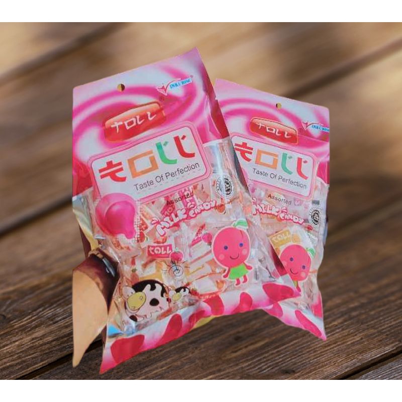 

TOLL CANDY PAK ISI 30 / PERMEN SUSU ASORTED MILK CANDY 120 gram