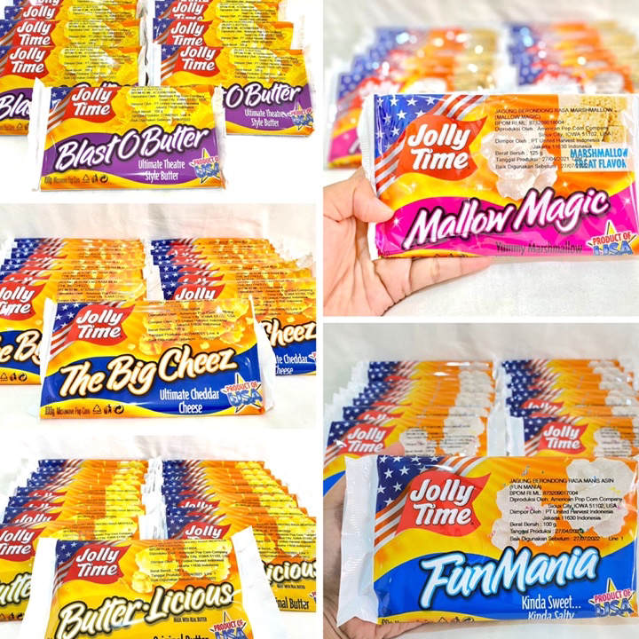 

Best Popcorn Jolly Time Aneka Rasa - Microwave Popcorn ➱➴≛❉